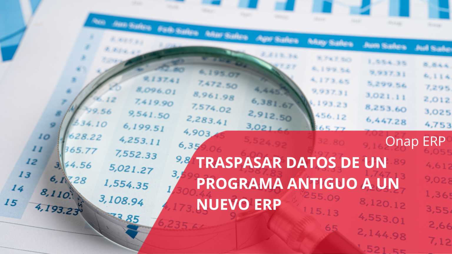TRASPASAR DATOS DE FORMA EFECTIVA DE UN PROGRAMA ANTIGUO A UN NUEVO ERP ...